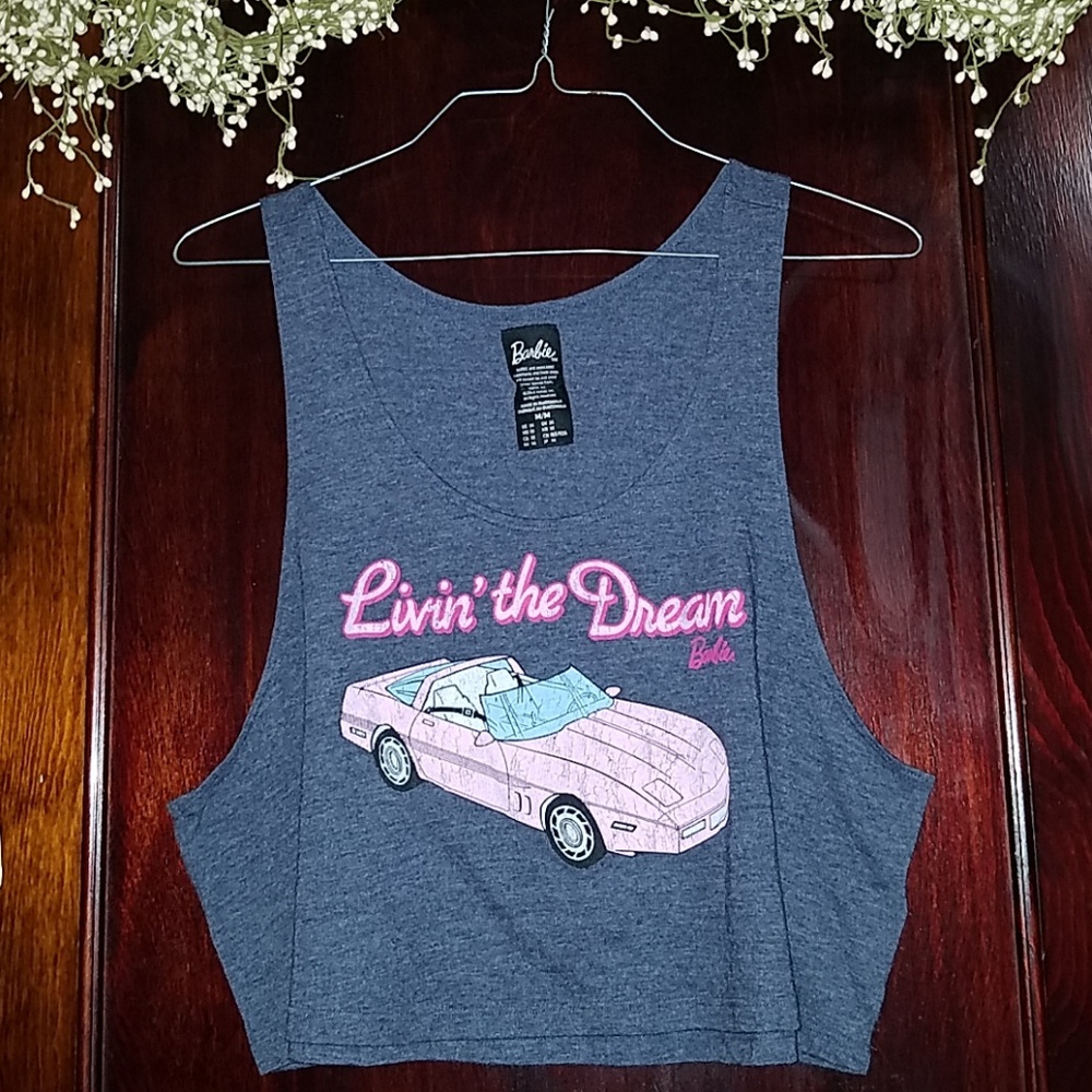 Barbie Crop Top Graphic tee.